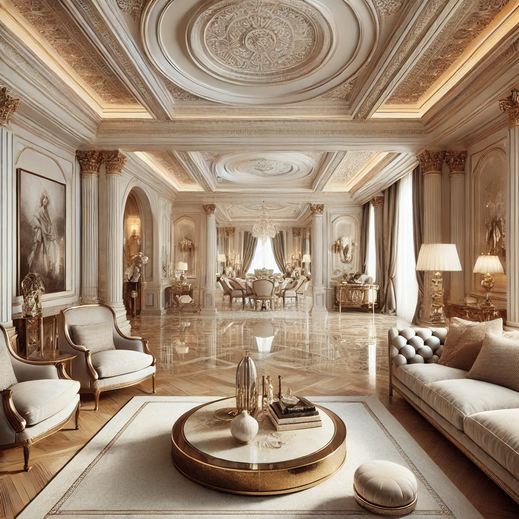 Large, elegant spaces with luxury finishes.